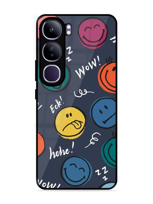Emoticon Parade Glossy Soft Edge Case for Vivo Y300 (5G)