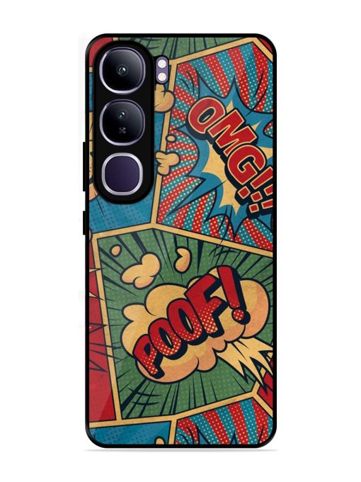 Comic Book Chaos Glossy Soft Edge Case for Vivo Y300 (5G)