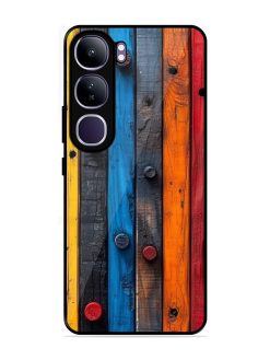 Rainbow Plank Glossy Soft Edge Case for Vivo Y300 (5G)