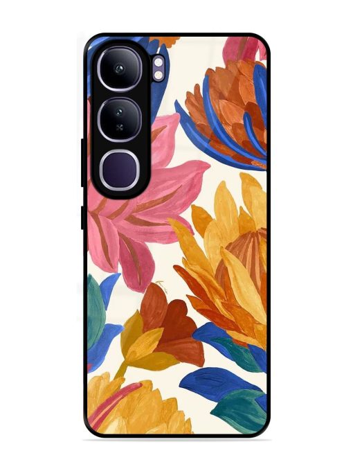 Blooming Tapestry Glossy Soft Edge Case for Vivo Y300 (5G)
