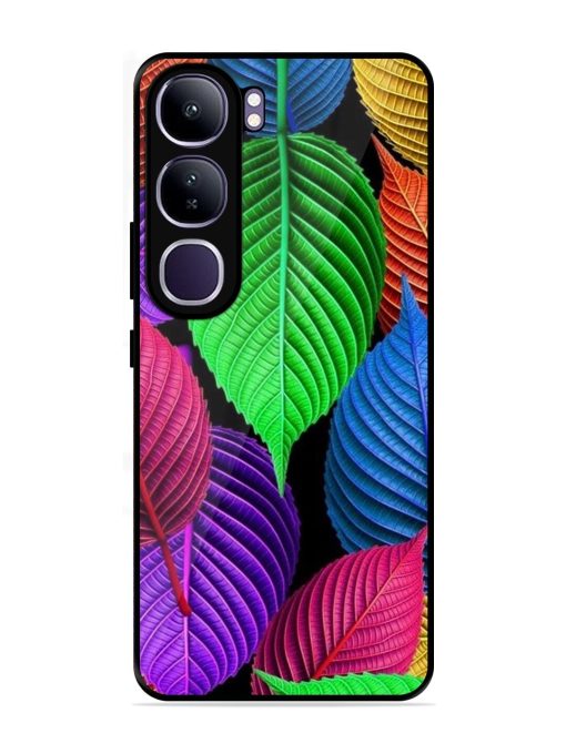 Rainbow Leaf Symphony Glossy Soft Edge Case for Vivo Y300 (5G)