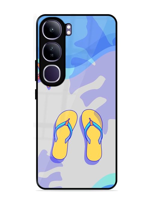 Sandy Toes And Salty Seas Glossy Soft Edge Case for Vivo Y300 (5G)