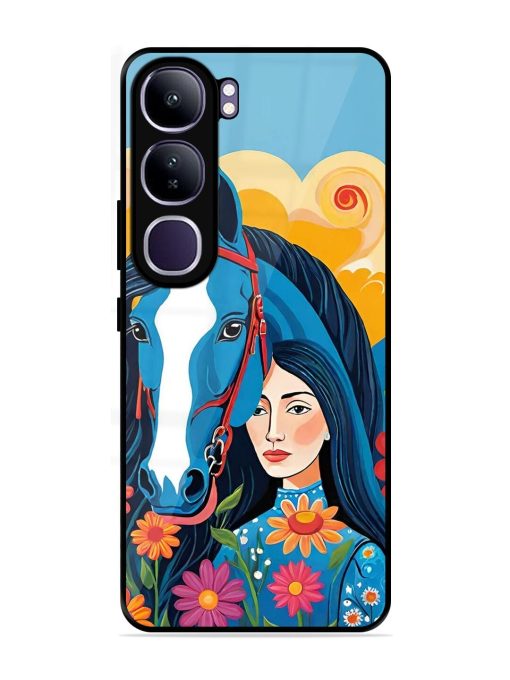 Equine Enchantment Glossy Soft Edge Case for Vivo Y300 (5G)