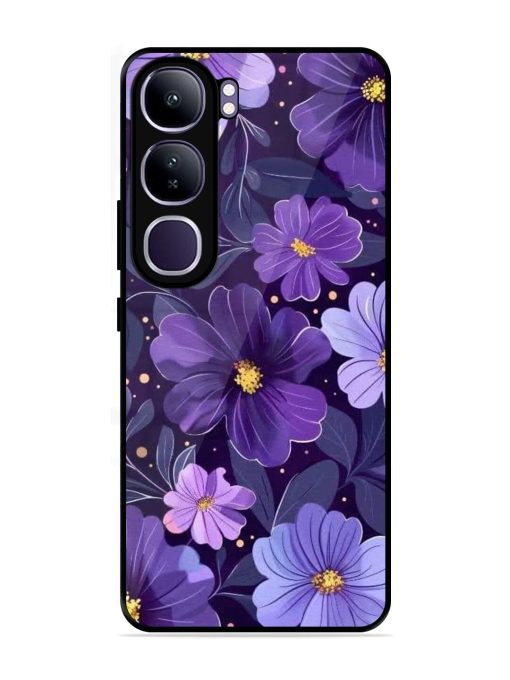 Purple Paradise Glossy Soft Edge Case for Vivo Y300 (5G)