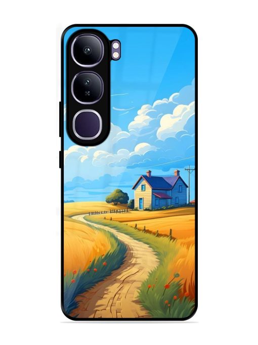 Countryside Cottage Glossy Soft Edge Case for Vivo Y300 (5G)