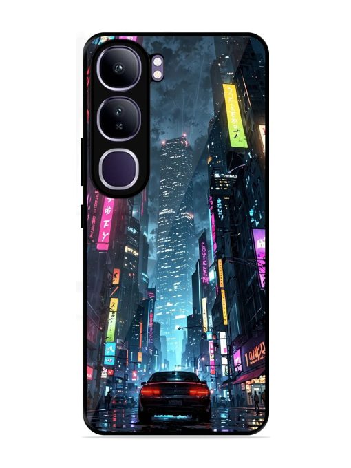 Neon Nightscape Glossy Soft Edge Case for Vivo Y300 (5G)