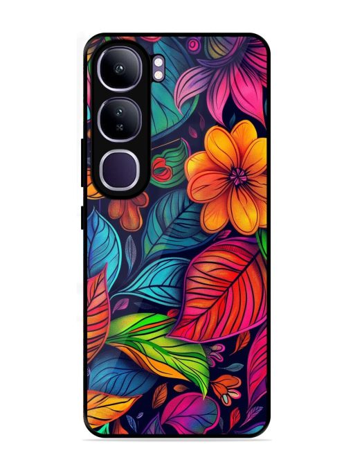 Rainbow Of Blooms Glossy Soft Edge Case for Vivo Y300 (5G)