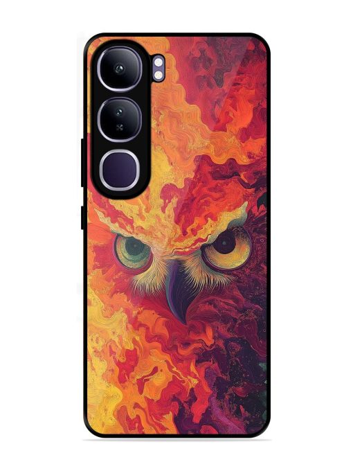 Fiery Owl Glossy Soft Edge Case for Vivo Y300 (5G)