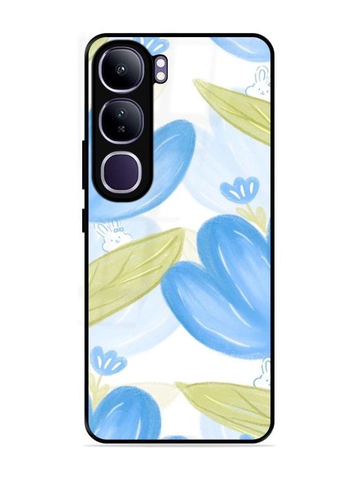 Bunny'S Blue Garden Glossy Soft Edge Case for Vivo Y300 (5G)