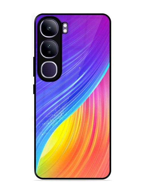 Neon Swirl Glossy Soft Edge Case for Vivo Y300 (5G)