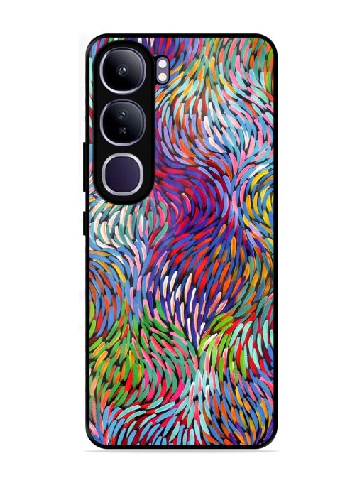 Vibrant Waves Glossy Soft Edge Case for Vivo Y300 (5G)