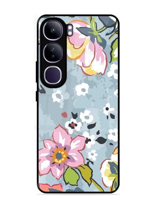 Floral Fantasy Glossy Soft Edge Case for Vivo Y300 (5G)