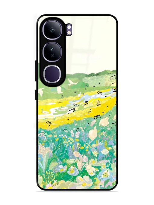 Melody In Bloom Glossy Soft Edge Case for Vivo Y300 (5G)