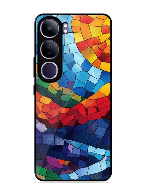 Mosaic Sunset Glossy Soft Edge Case for Vivo Y300 (5G)