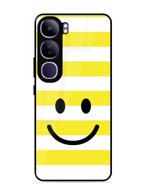 Smiling Stripes Glossy Soft Edge Case for Vivo Y300 (5G)