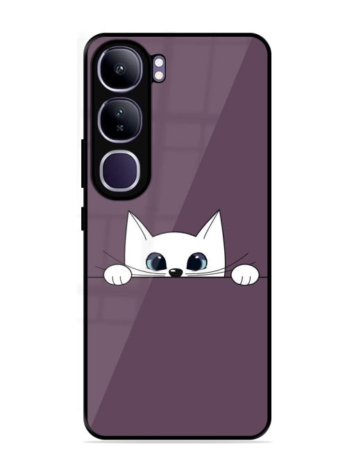 Peek-A-Boo Kitty Glossy Soft Edge Case for Vivo Y300 (5G)