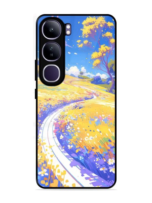 Vibrant Spring Meadow Glossy Soft Edge Case for Vivo Y300 (5G)