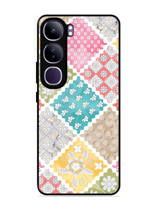 Patchwork Dreamscape Glossy Soft Edge Case for Vivo Y300 (5G)