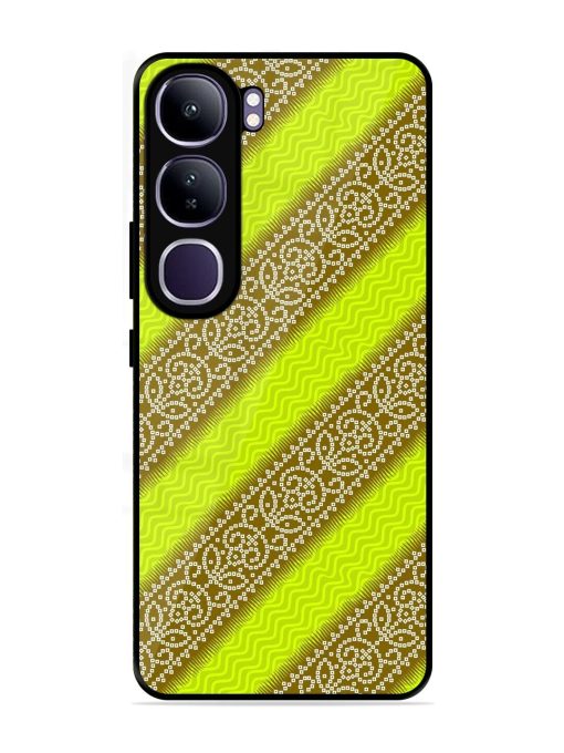 Golden Bandana Bliss Glossy Soft Edge Case for Vivo Y300 (5G)