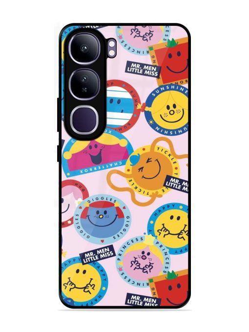 Whimsical Mr. Men & Little Miss Glossy Soft Edge Case for Vivo Y300 (5G)