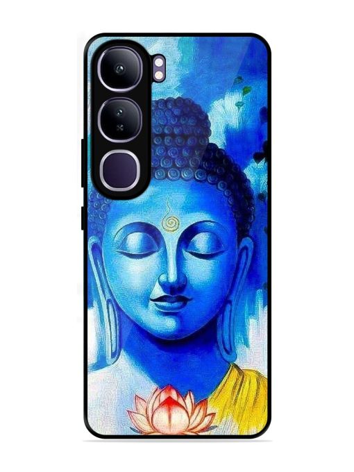 Serene Buddha With Lotus Glossy Soft Edge Case for Vivo Y300 (5G)