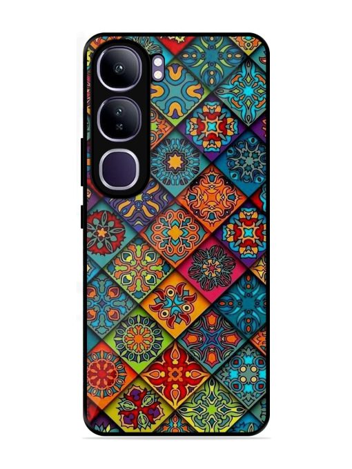 Patchwork Mandala Mosaic Glossy Soft Edge Case for Vivo Y300 (5G)