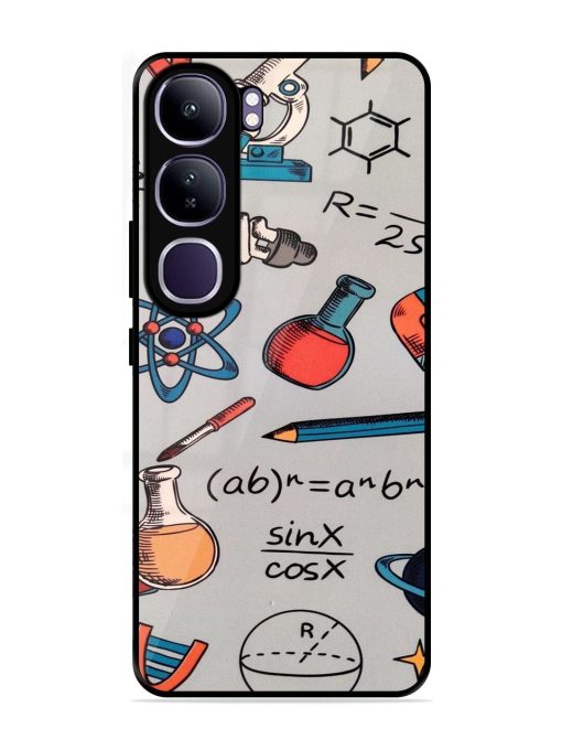 Science Doodle Delight Glossy Soft Edge Case for Vivo Y300 (5G)