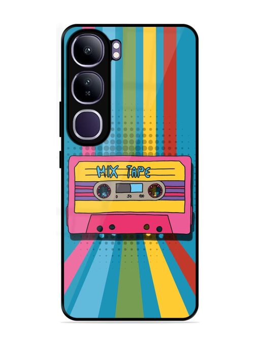 Retro Cassette Tapes Glossy Soft Edge Case for Vivo Y300 (5G)