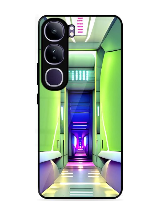 Neon Corridor Glossy Soft Edge Case for Vivo Y300 (5G)