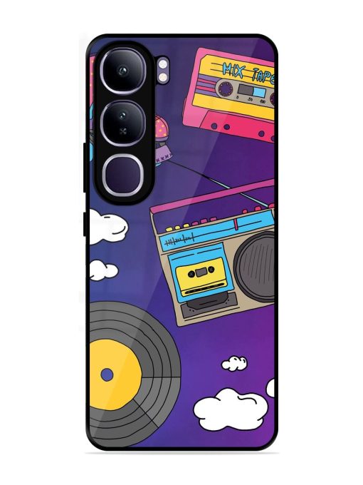 Retro Vibes Glossy Soft Edge Case for Vivo Y300 (5G)