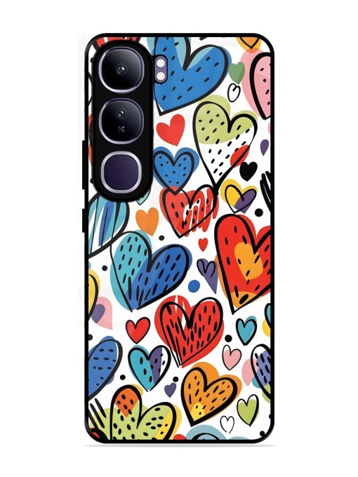 Heartfelt Harmony Glossy Soft Edge Case for Vivo Y300 (5G)