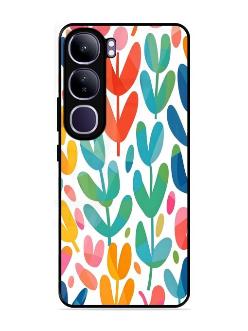 Rainbow Of Blooms Glossy Soft Edge Case for Vivo Y300 (5G)