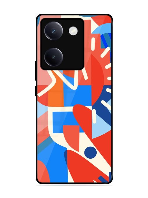 Abstract Harmony Glossy Soft Edge Case for Vivo Y300 Plus (5G)