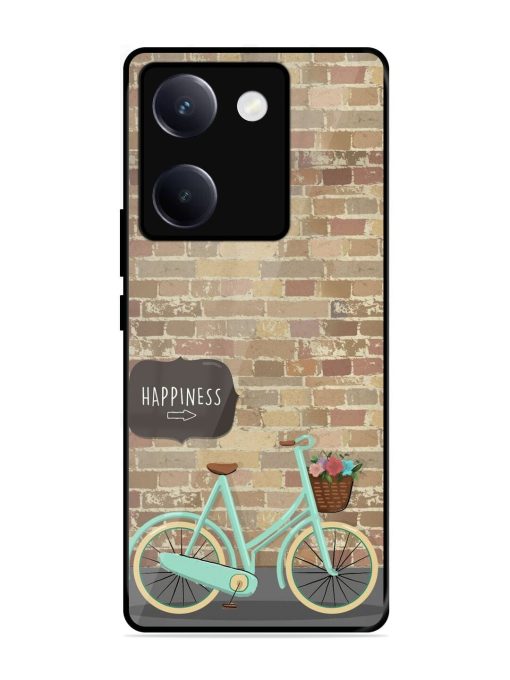 Pedaling Towards Happiness Glossy Soft Edge Case for Vivo Y300 Plus (5G)