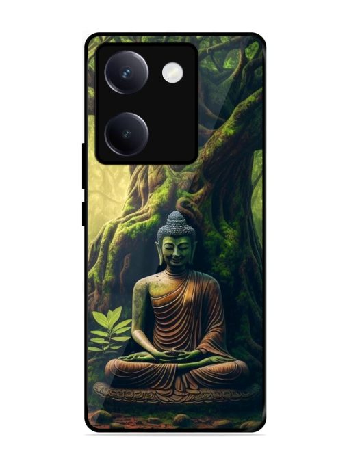 Green Buddha Art Glossy Soft Edge Case for Vivo Y300 Plus (5G)