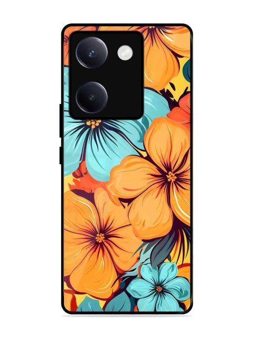 Tropical Bloom Glossy Soft Edge Case for Vivo Y300 Plus (5G)