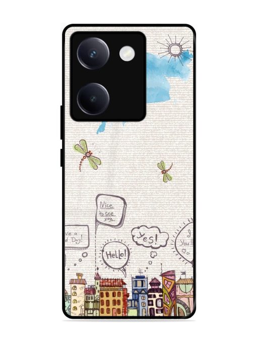 Doodle City Glossy Soft Edge Case for Vivo Y300 Plus (5G)