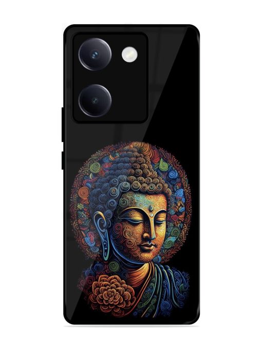 Stained Glass Serenity Glossy Soft Edge Case for Vivo Y300 Plus (5G)