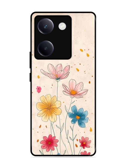 Delicate Bloom Glossy Soft Edge Case for Vivo Y300 Plus (5G)