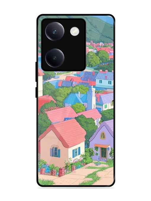 Pastel Paradise Glossy Soft Edge Case for Vivo Y300 Plus (5G)