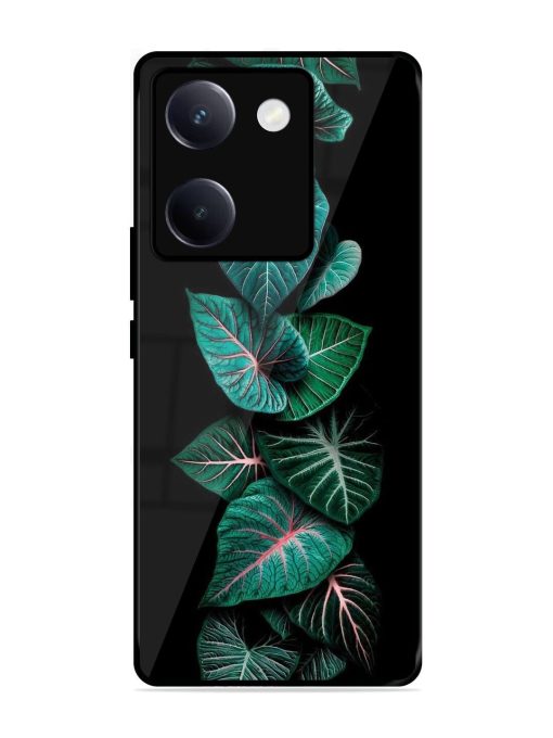 Emerald Elegance Glossy Soft Edge Case for Vivo Y300 Plus (5G)
