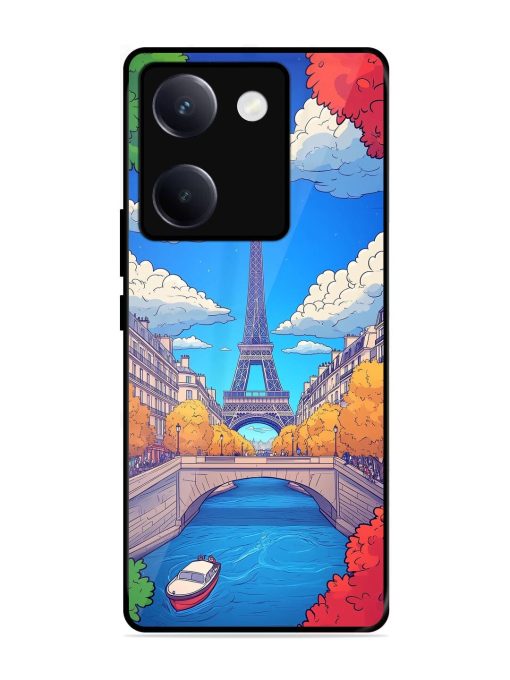 Parisian Panorama Glossy Soft Edge Case for Vivo Y300 Plus (5G)