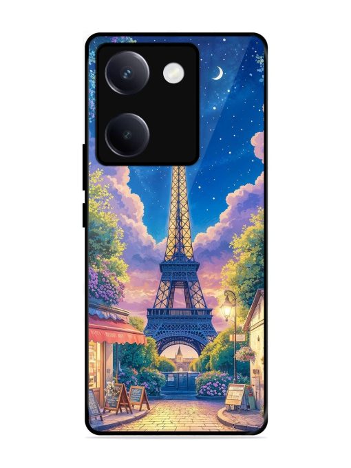 Twilight In Paris Glossy Soft Edge Case for Vivo Y300 Plus (5G)