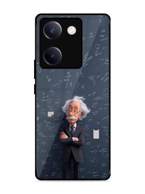 Albert Einstein Glossy Soft Edge Case for Vivo Y300 Plus (5G)