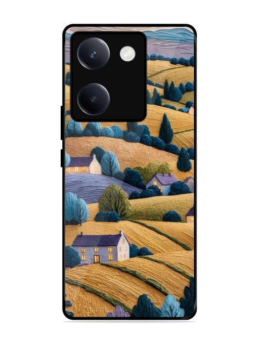 Rolling Hilltop Haven Glossy Soft Edge Case for Vivo Y300 Plus (5G)