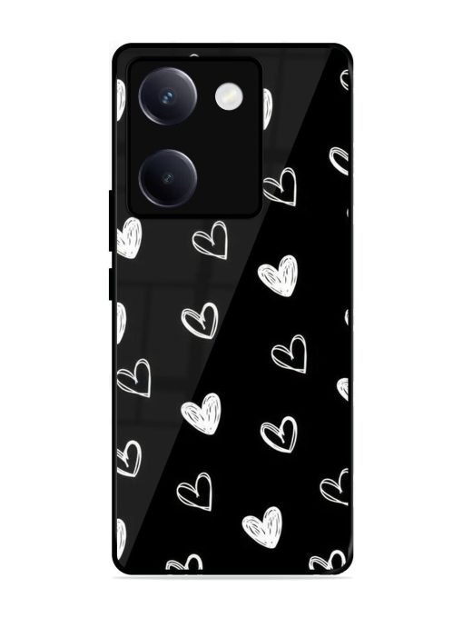 Scattered Hearts Glossy Soft Edge Case for Vivo Y300 Plus (5G)