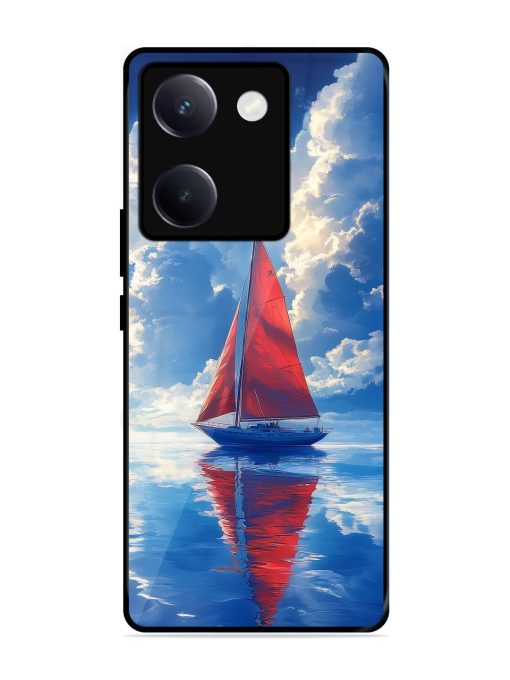 Crimson Sails Glossy Soft Edge Case for Vivo Y300 Plus (5G)