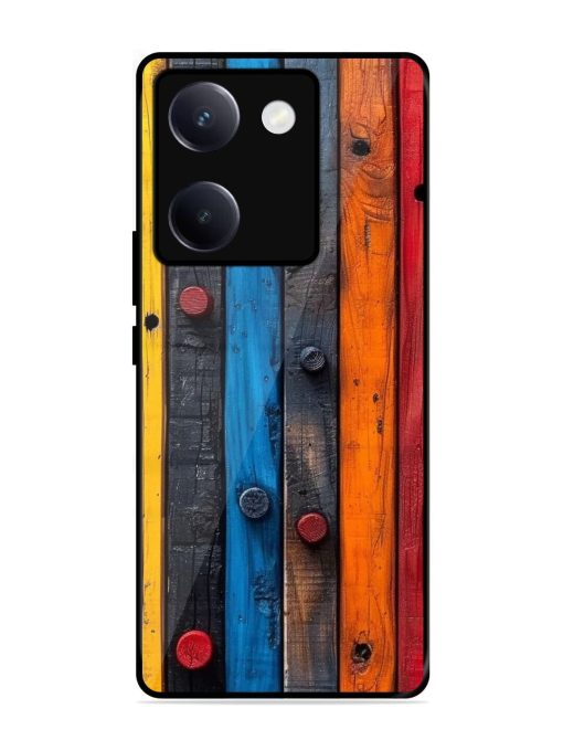 Rainbow Plank Glossy Soft Edge Case for Vivo Y300 Plus (5G)