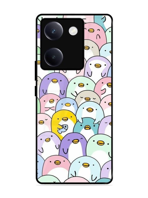 Penguin Party Glossy Soft Edge Case for Vivo Y300 Plus (5G)