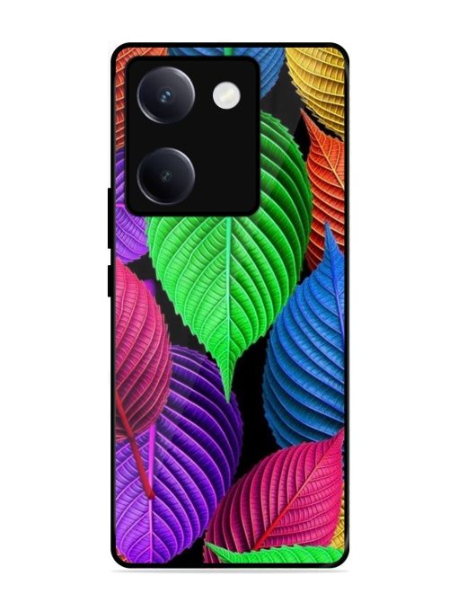 Rainbow Leaf Symphony Glossy Soft Edge Case for Vivo Y300 Plus (5G)